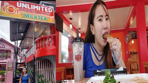 Hotoy's Unlimited chicken wings + milktea.
